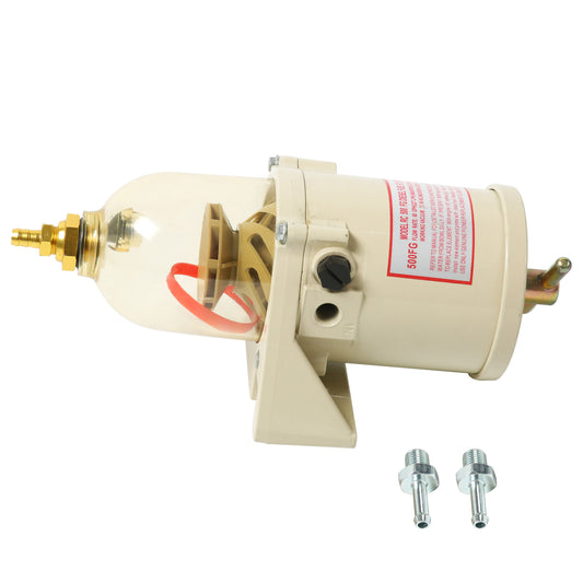 500FH/500FG Diesel Fuel Filter Water Separator Assembly for Outboard Marine Engines or Trucks Diesel Engine with 2010PM.