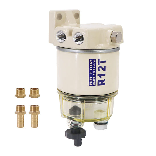 R12T double hole cup Fuel Filter Water Separator Assembly