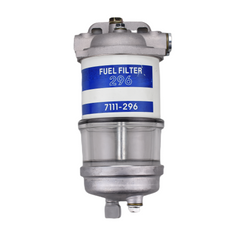 7111-296 HDF296 2656615 dual Fuel Filter Assembly Plastics/Aluminium/Double cups/Glass